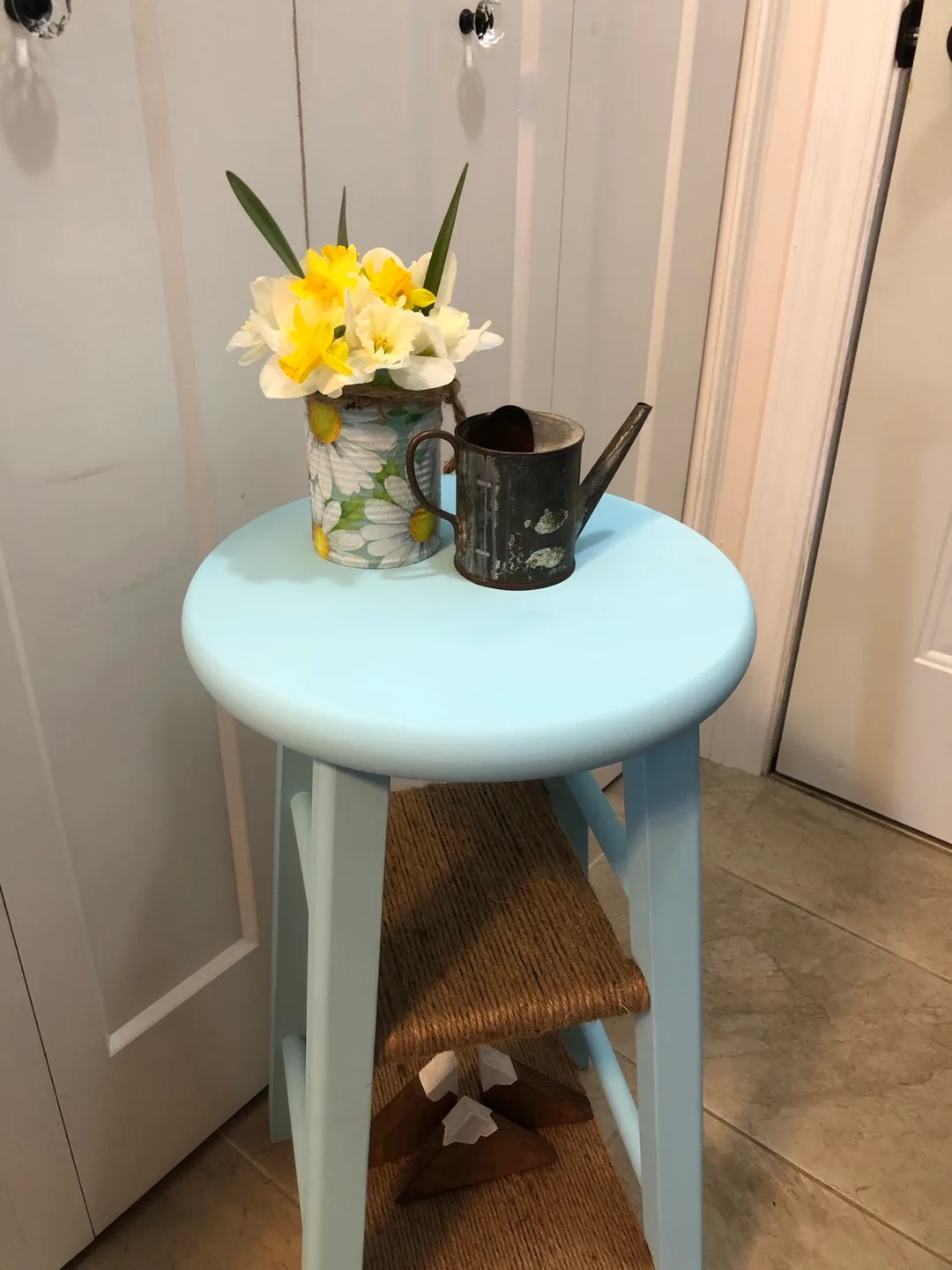 Decorative accent stool image indicator(2)