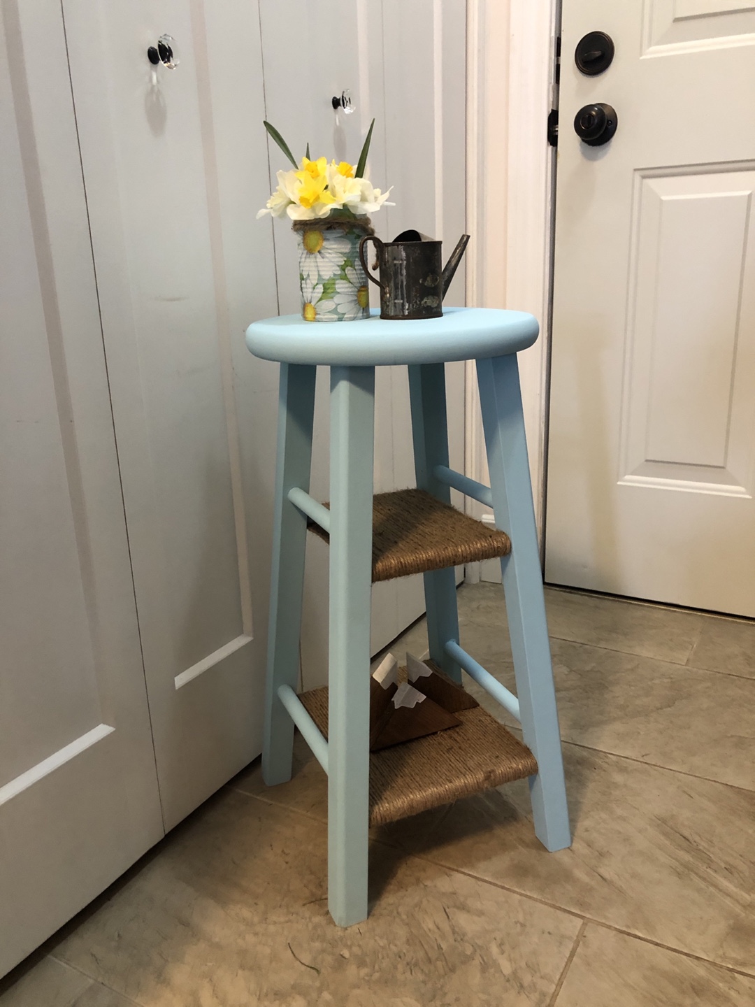 Decorative accent stool