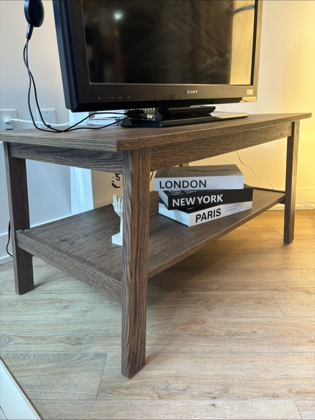 Dark Brown Two-Tiered Coffee Table - photo 2