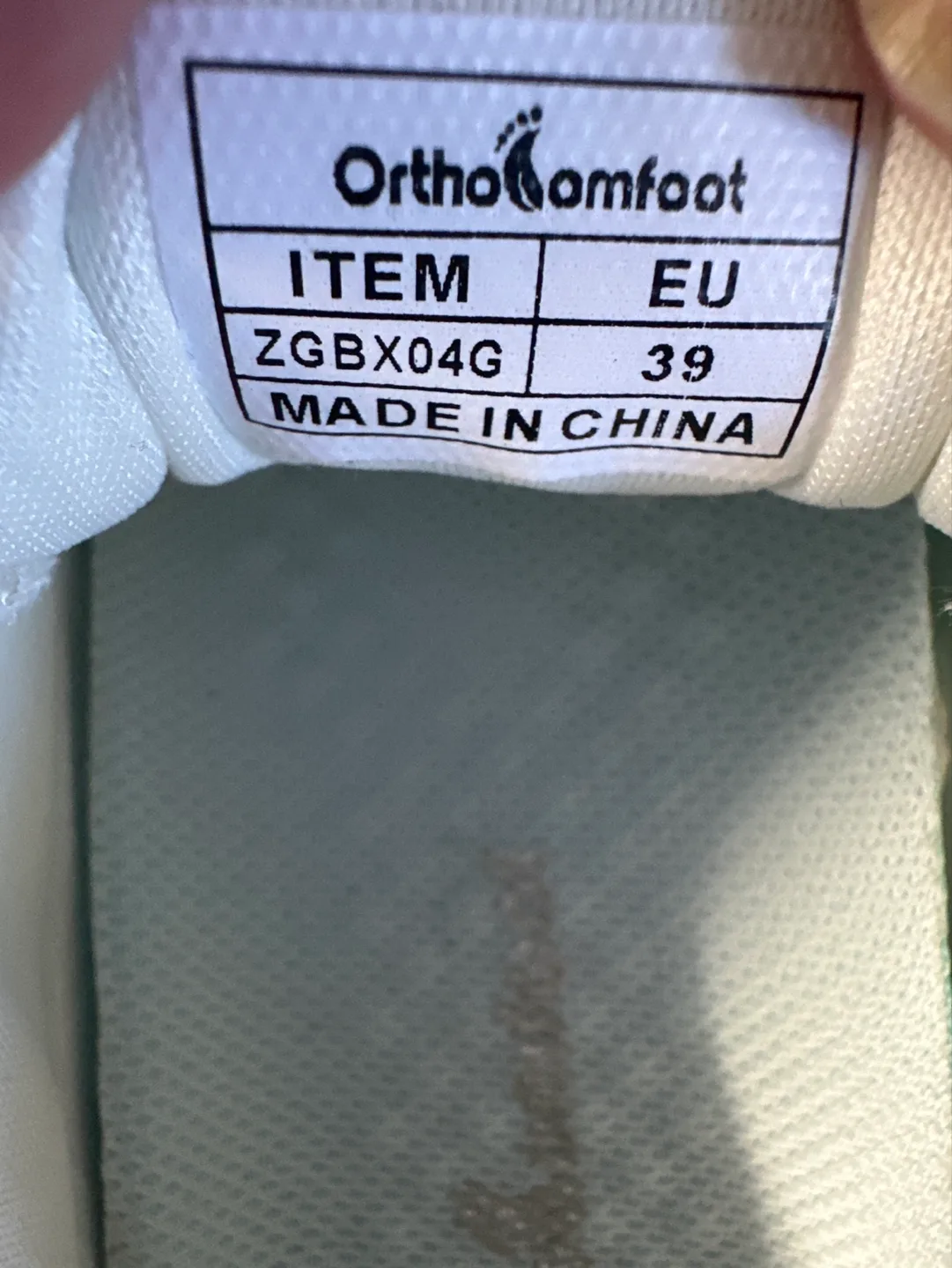 OrthoComfort Women's Size EU 39 Casual Sneakers image indicator(5)