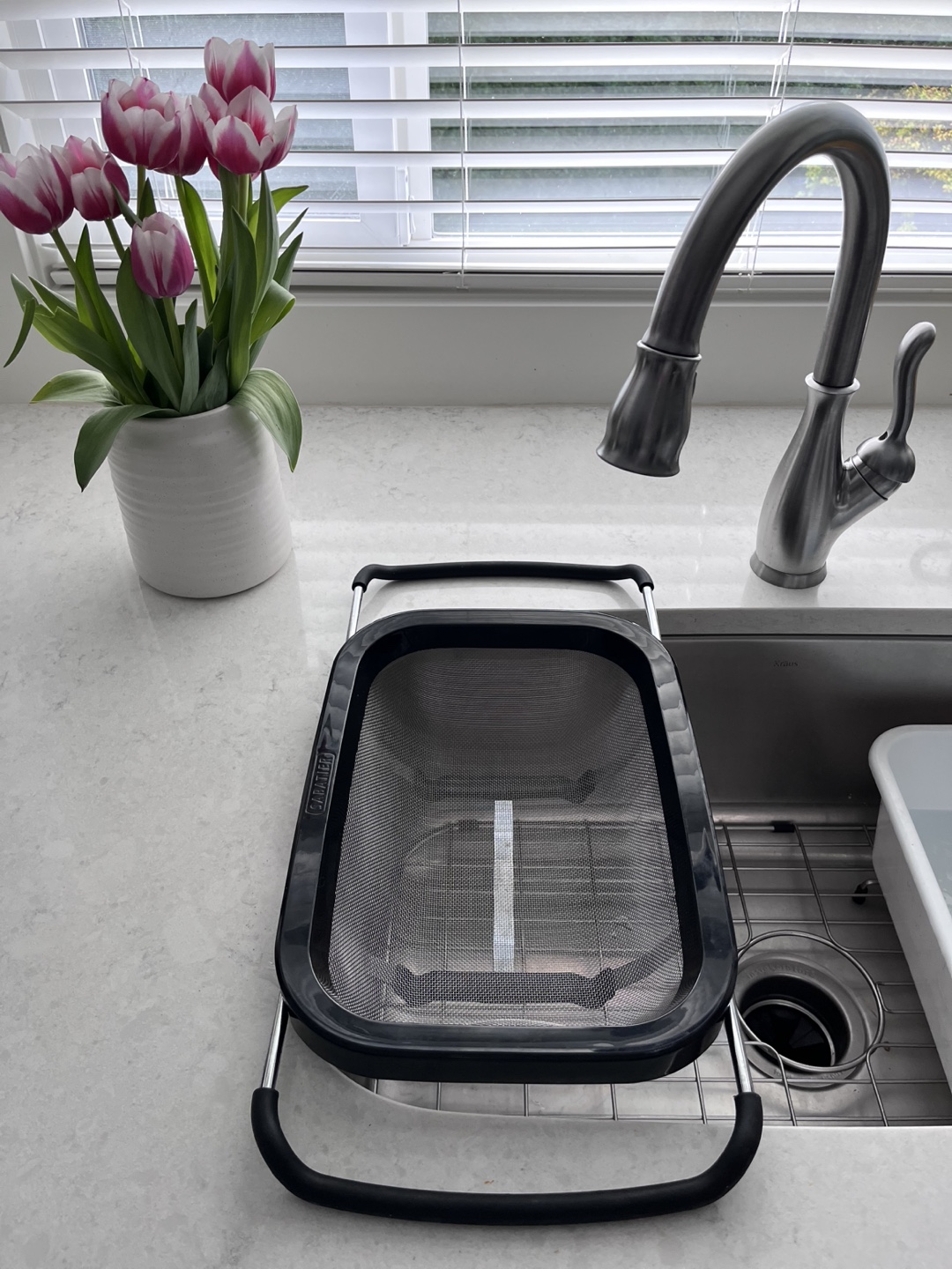 Extendable over the Sink Colander