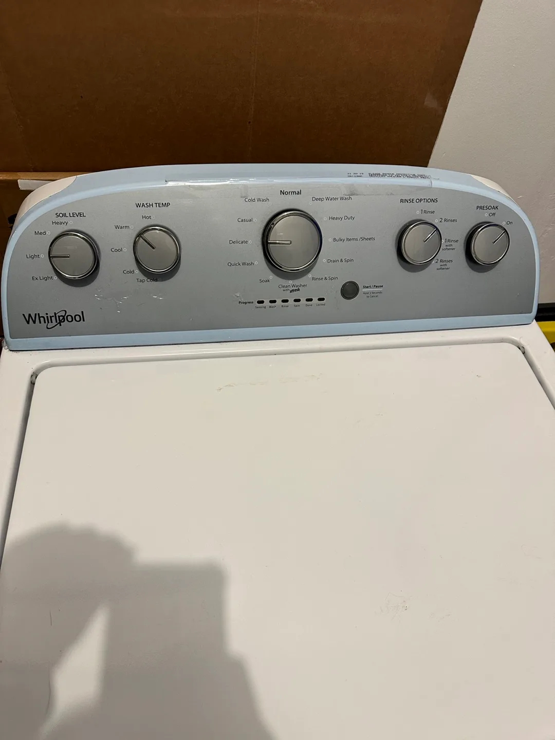 Whirlpool Top-Load Washer image indicator(4)