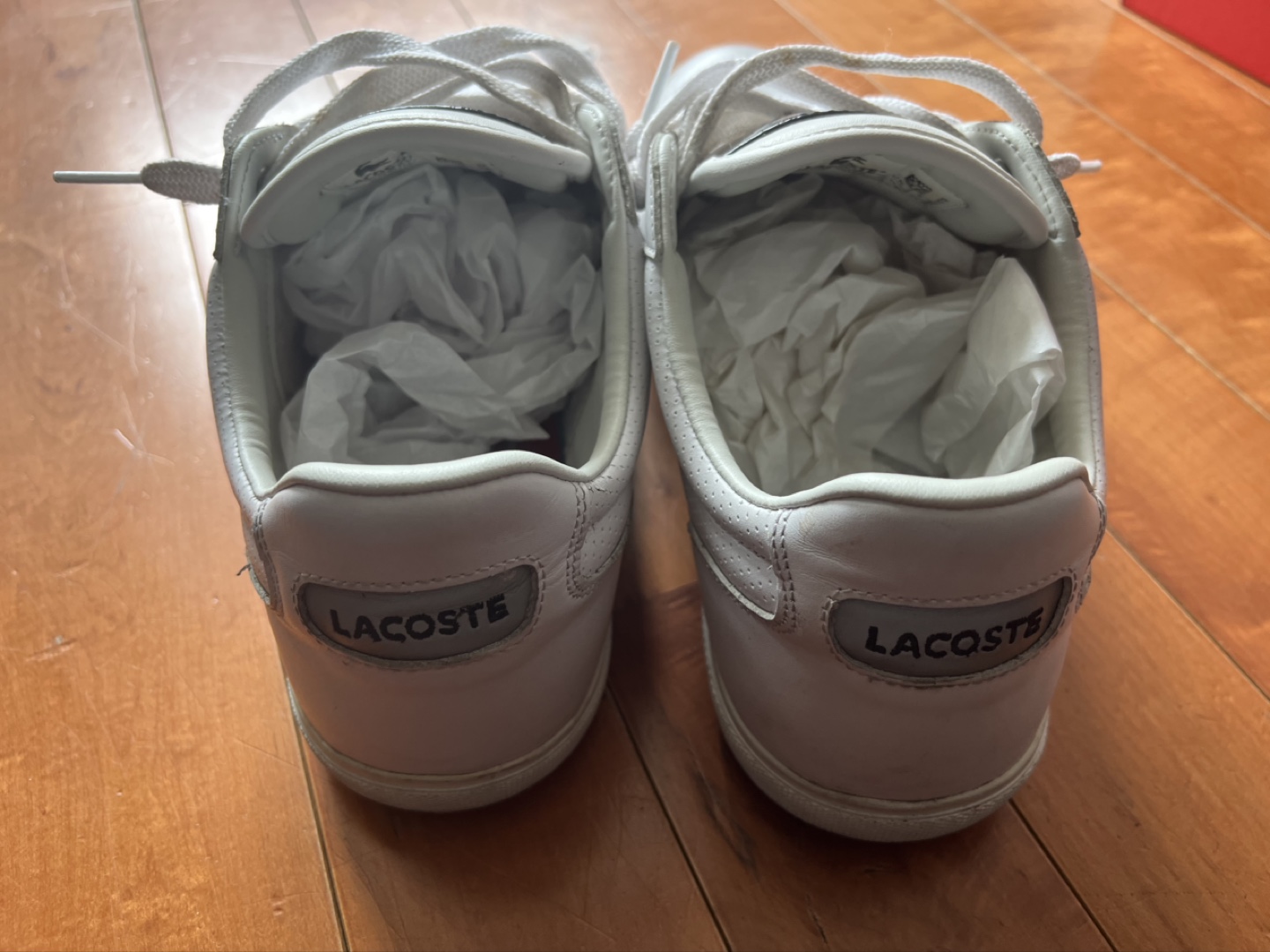 #freecycle Lacoste Sport White Leather Sneakers - photo 2
