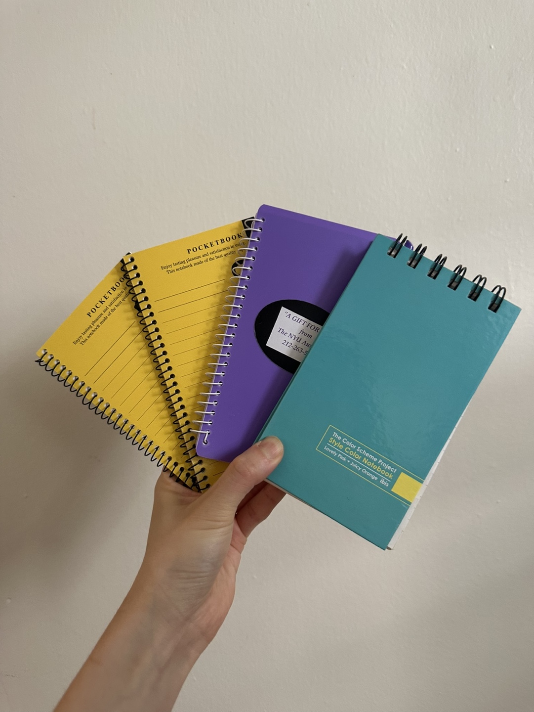 Bundle of 3 Spiral Notebooks