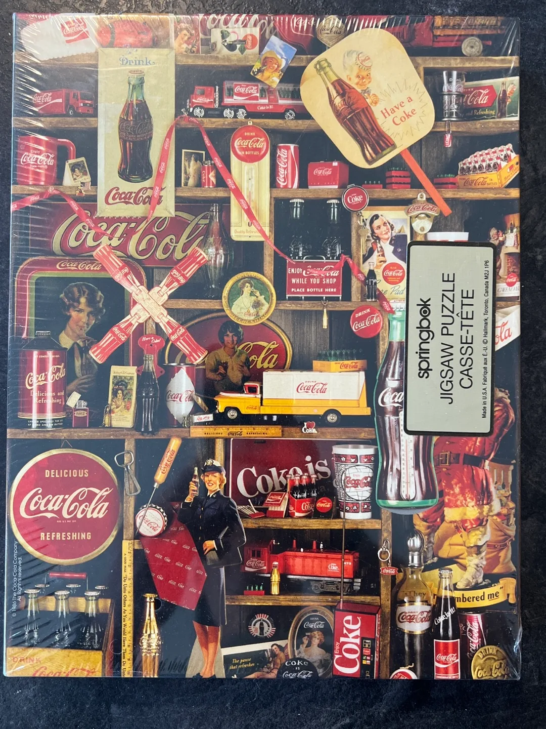 Vintage Coca-Cola Springbok Jigsaw Puzzle thumbnail