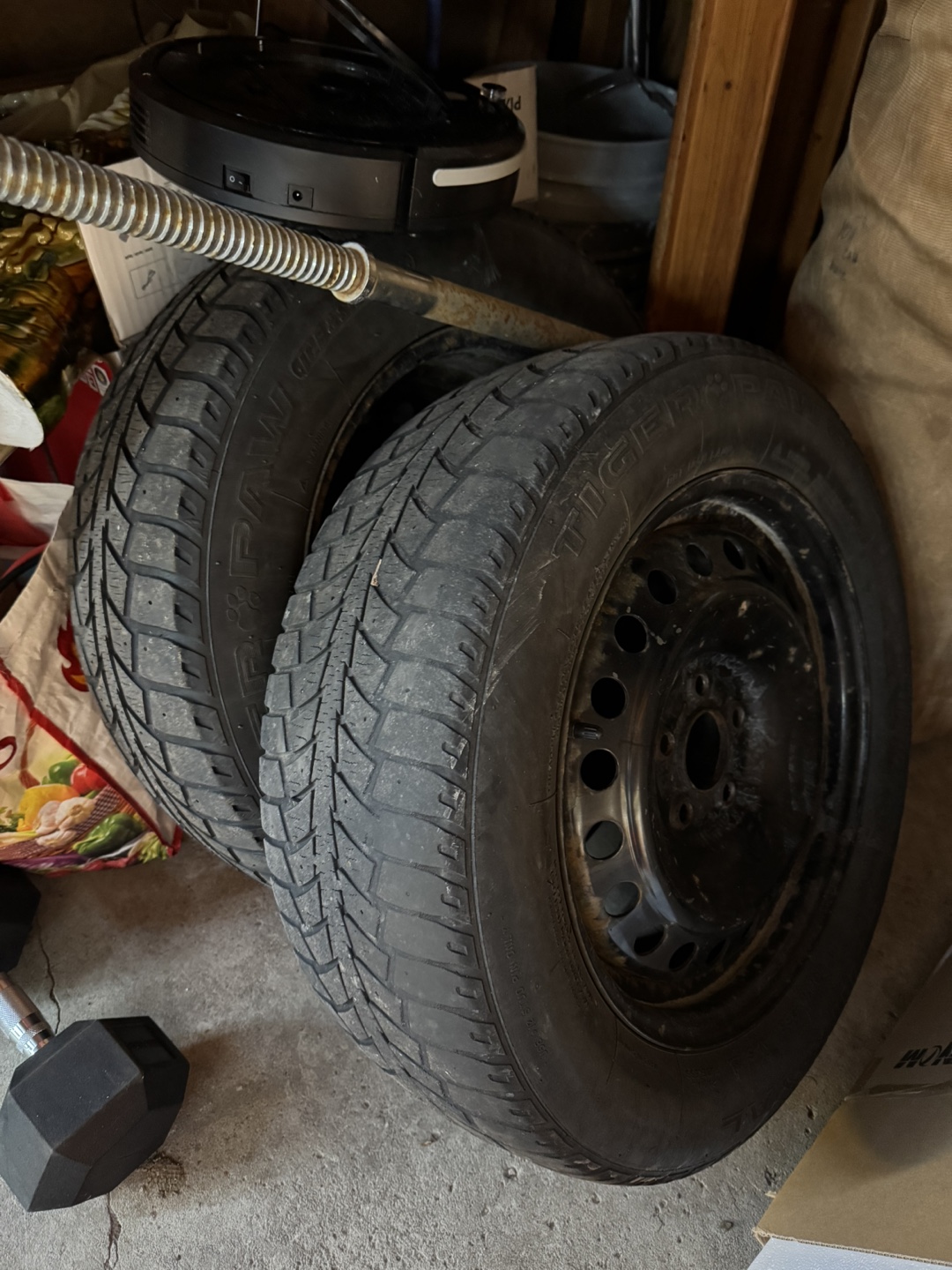 Used Winter Tires with Rims