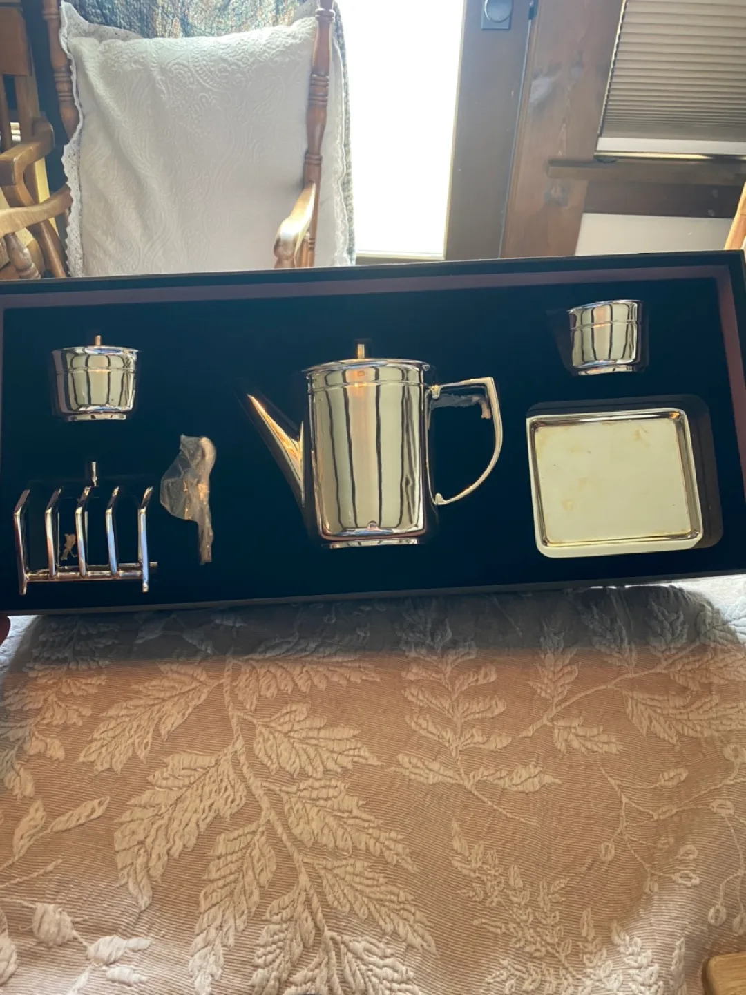 Silver Plated Coffee & Tea Set thumbnail
