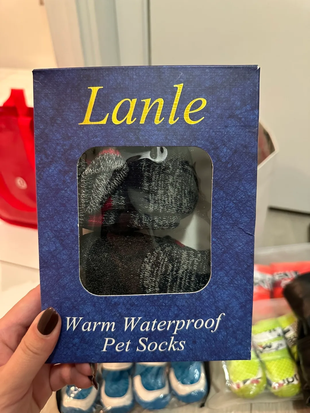 Lanle Warm Waterproof Pet Socks image indicator(3)