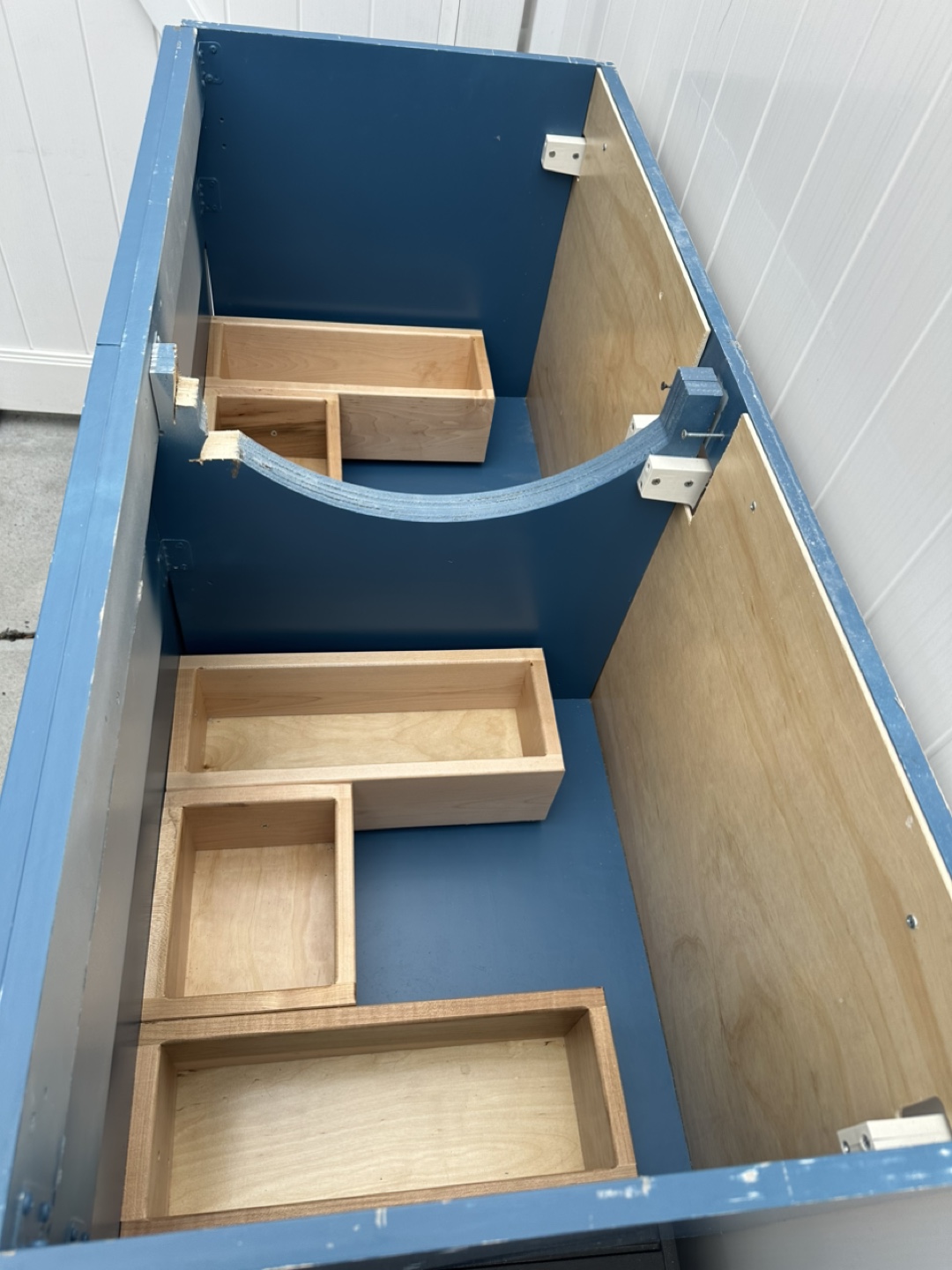 Double Sink Vanity - Blue - photo 4
