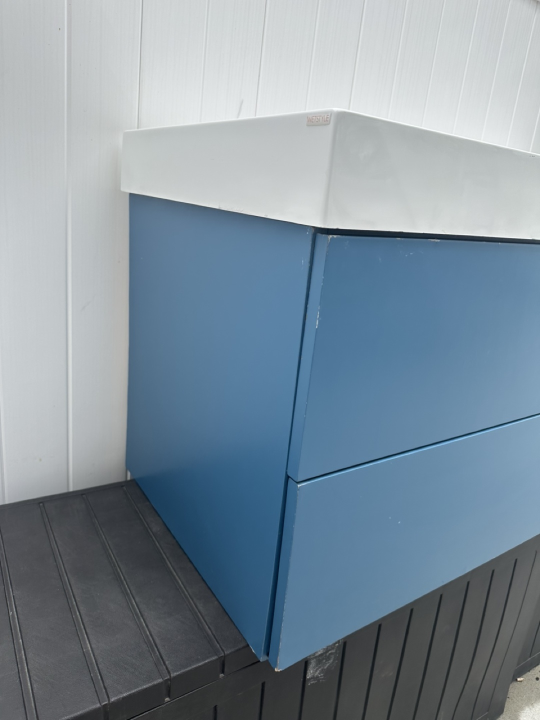 Double Sink Vanity - Blue - photo 3