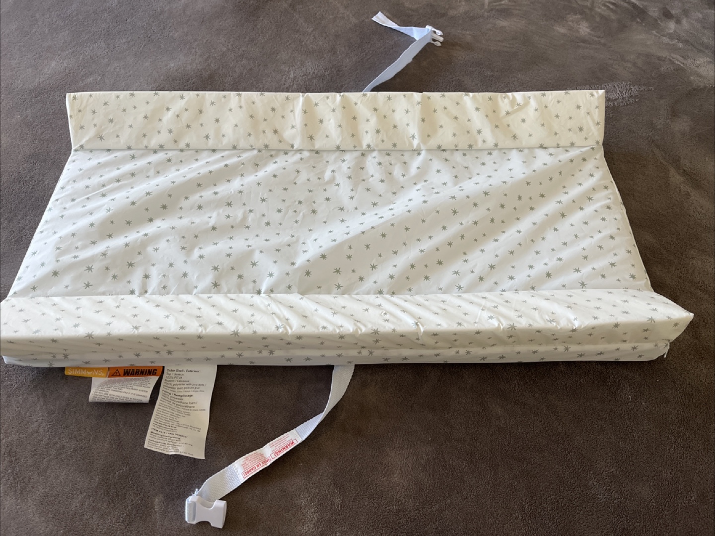 Baby Changing Pad with Stars Design