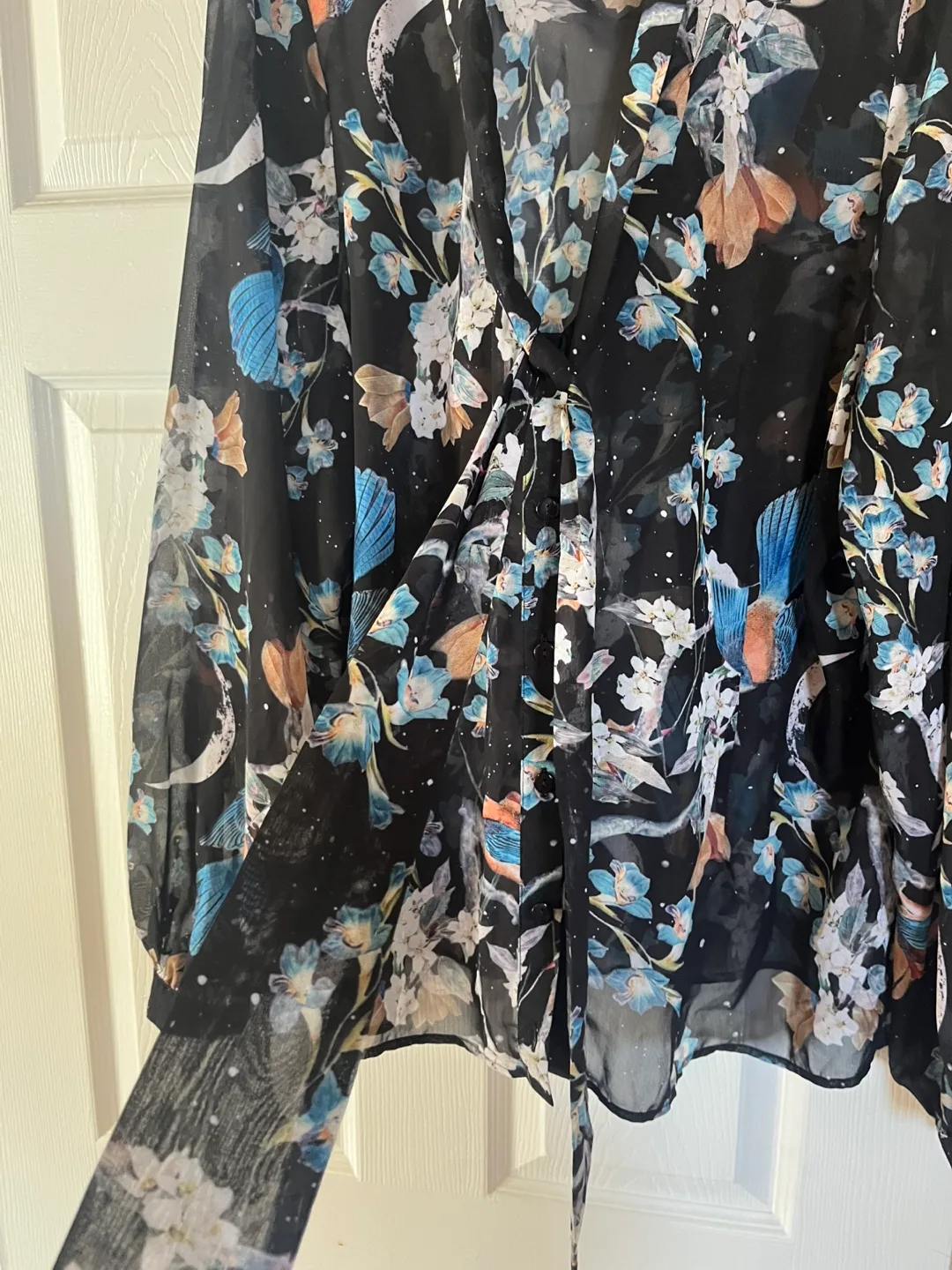 Hell Bunny Blouse - Floral Print - Size XXL image indicator(2)