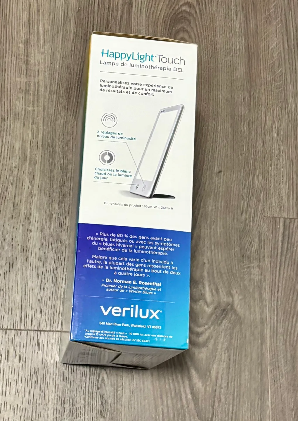 Verilux HappyLight Touch LED Light Therapy Lamp image indicator(2)