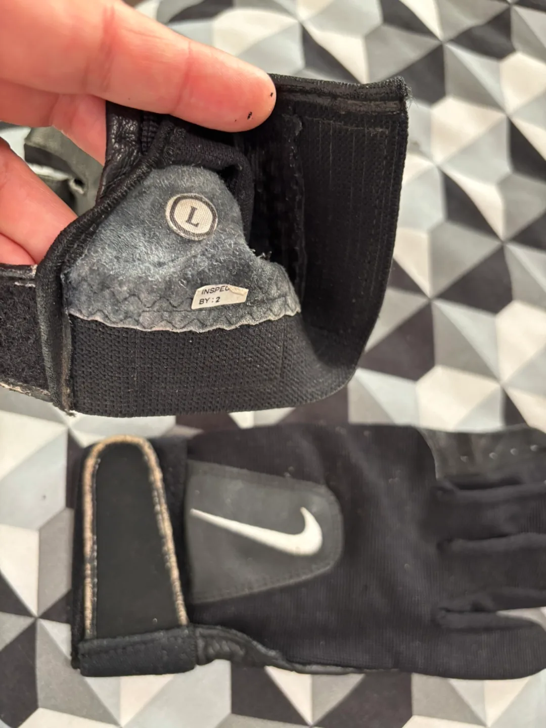 Nike batting gloves, size large image indicator(3)