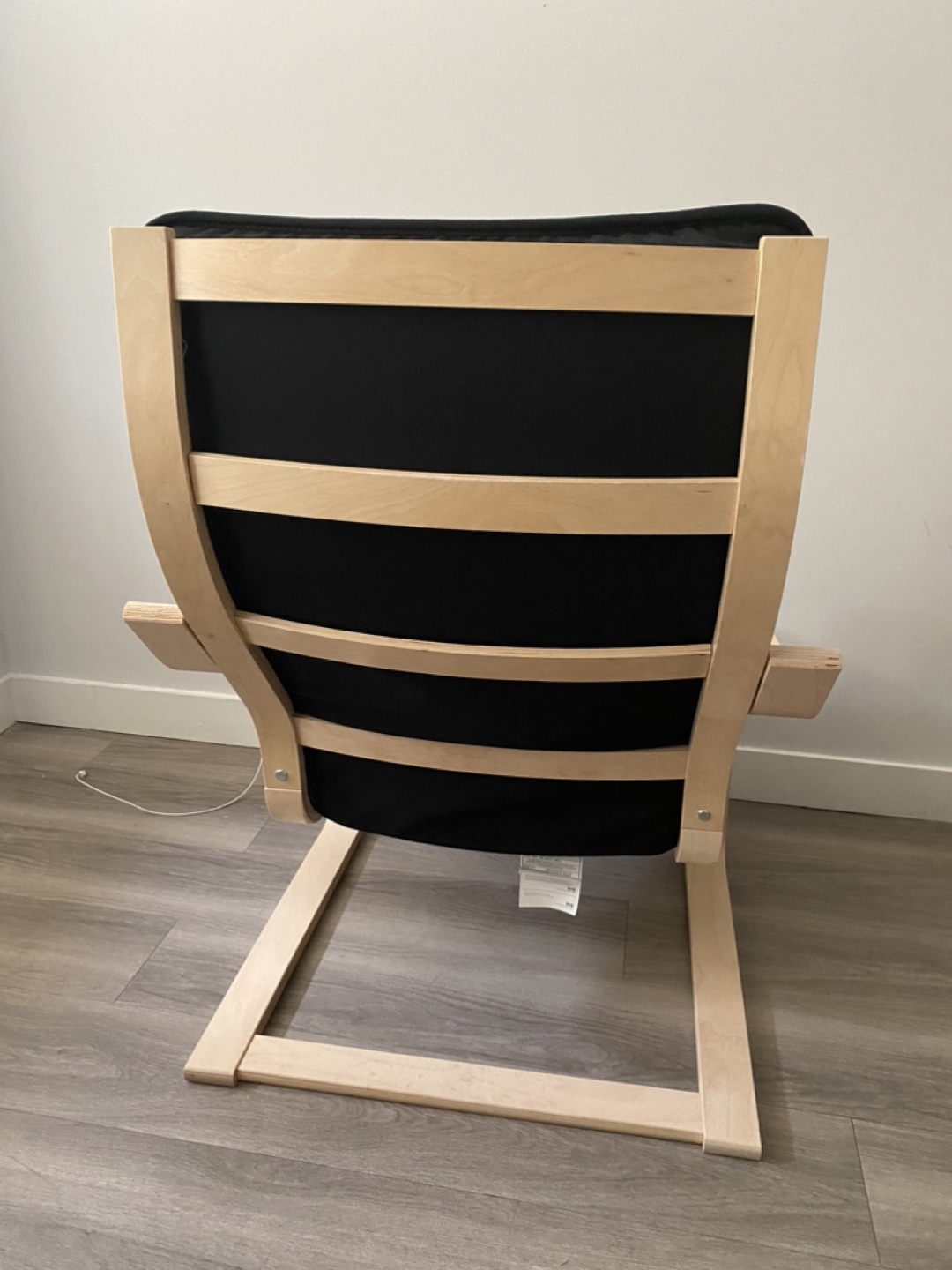 IKEA POÄNG Armchair - Birch Veneer/Knisa Black - photo 5