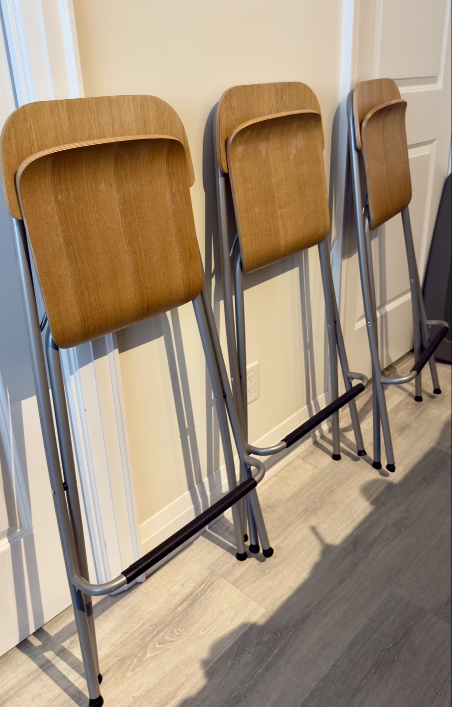 Ikea : Set of Three Folding Bar Stools - photo 5