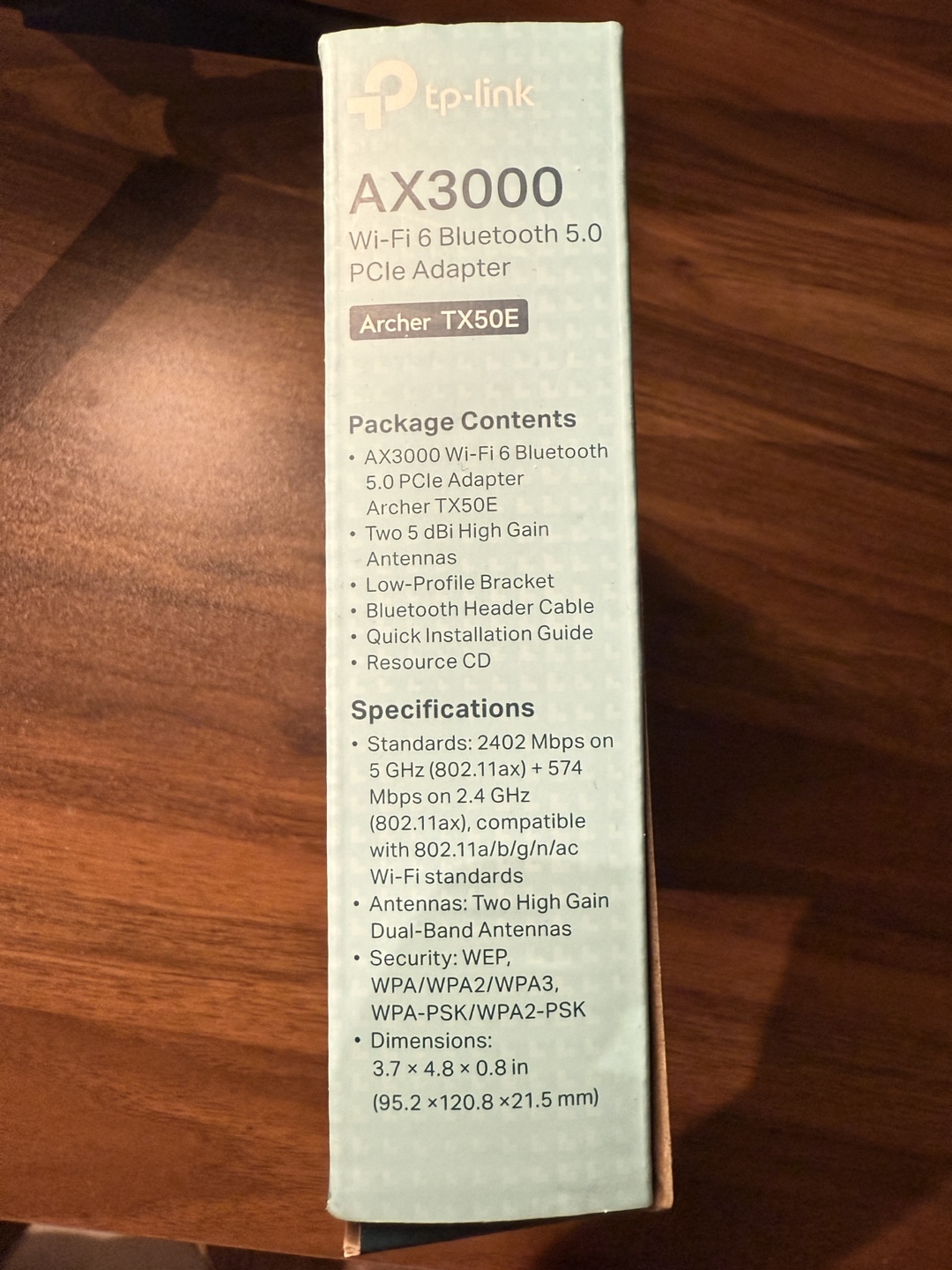 TP-Link Wi-Fi 6 PCIe Adapter - photo 4