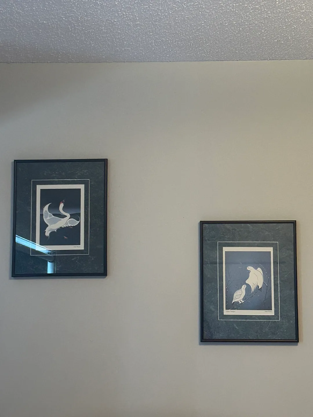 Set of four framed wildlife prints image indicator(2)