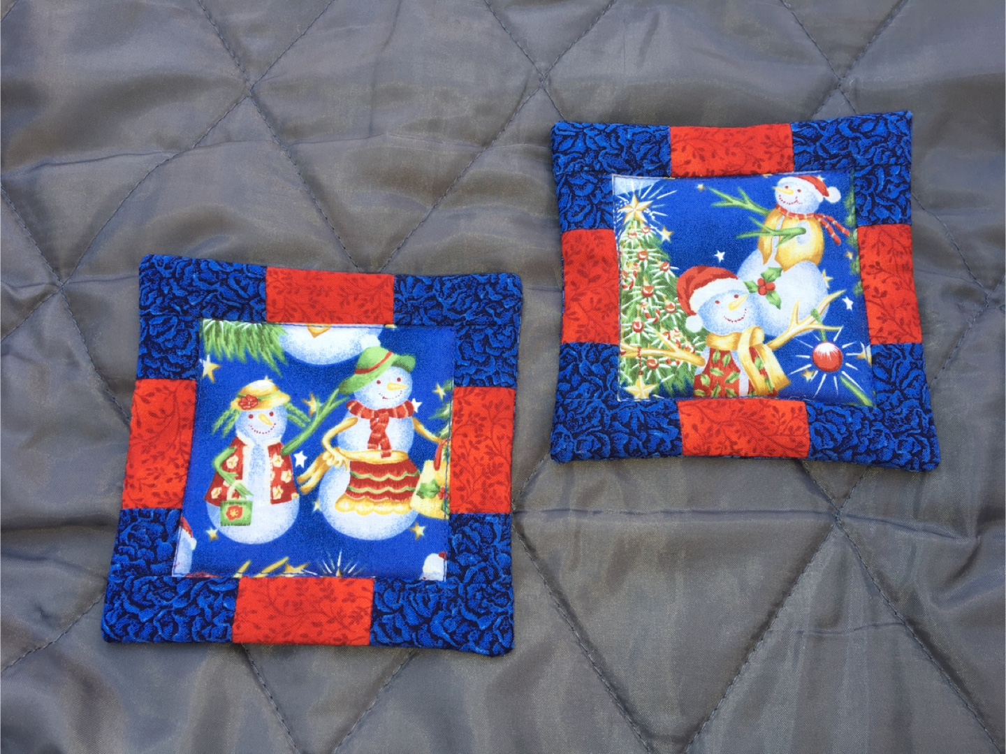 Handmade Christmas Coasters Set of Four - photo 2