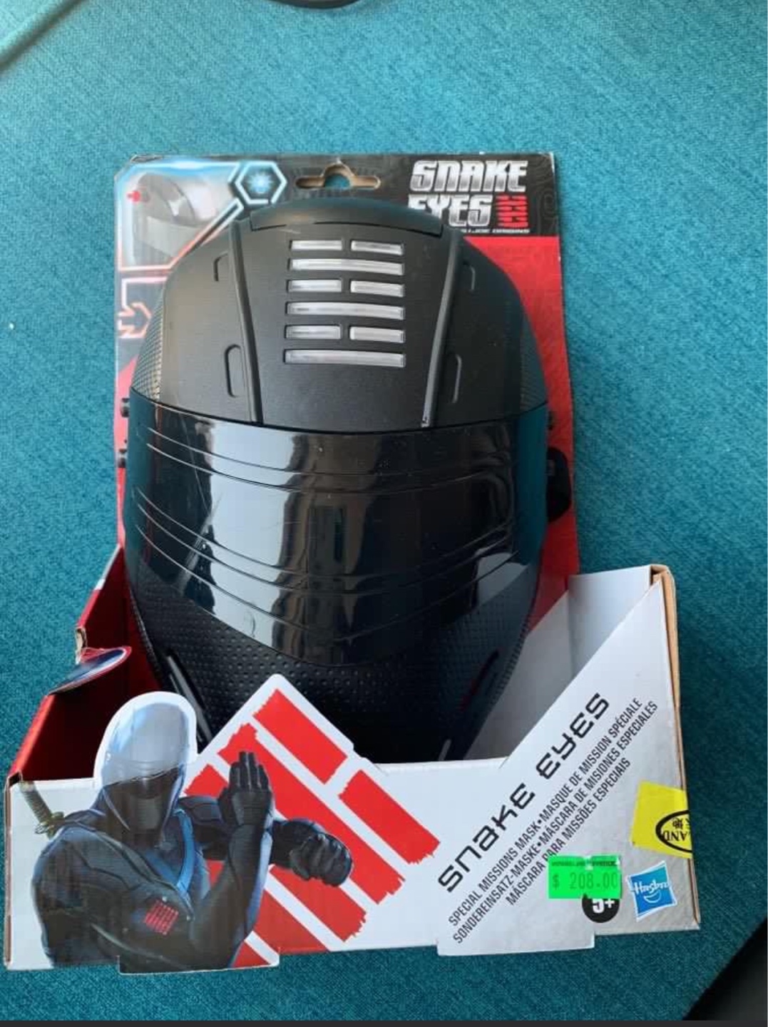 G.I. Joe Snake Eyes Special Missions Mask with Light Effects - photo 2
