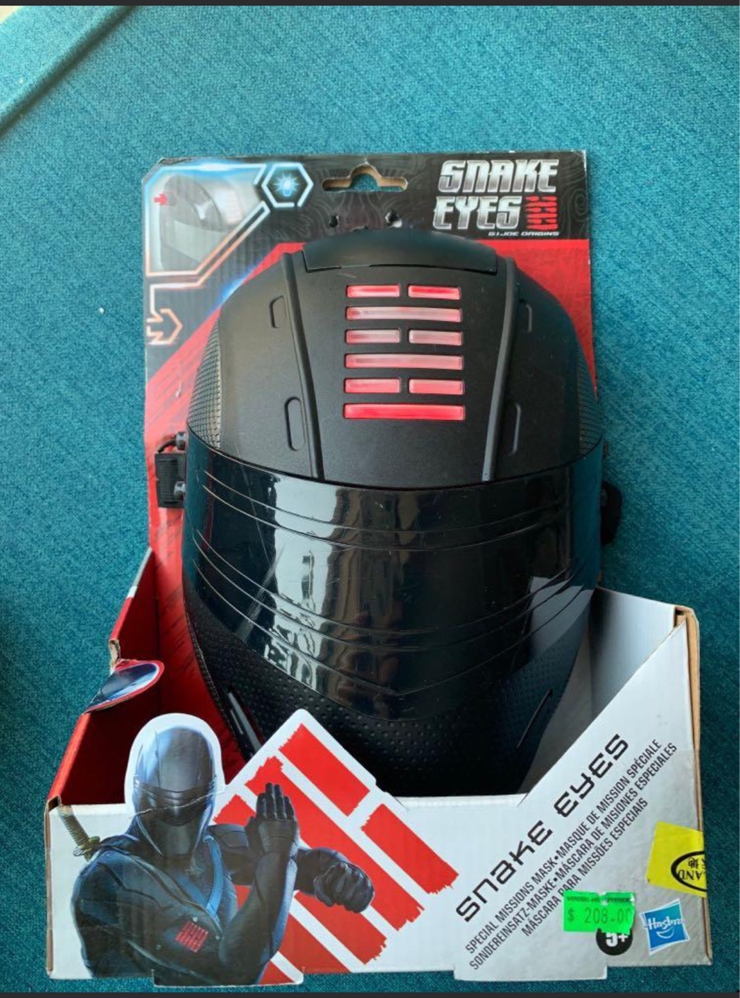 G.I. Joe Snake Eyes Special Missions Mask with Light Effects