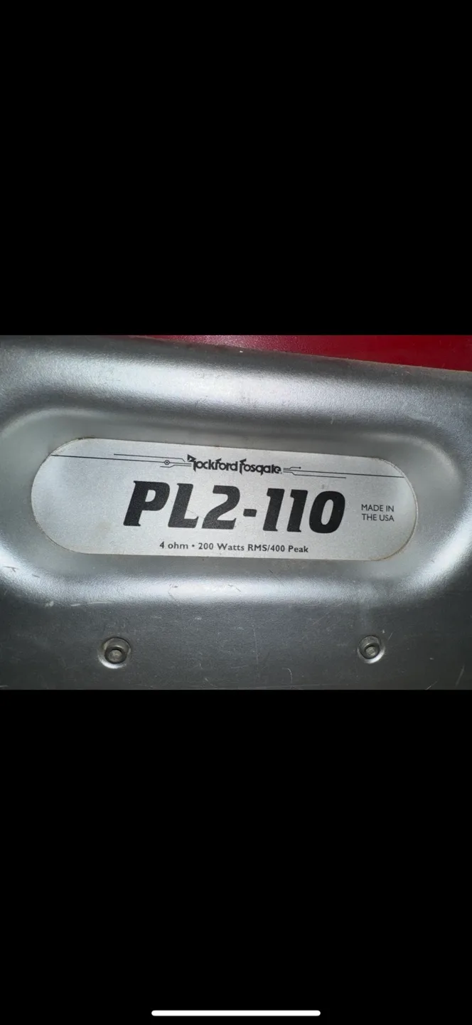 Sony Xplod amp with Rockford Fosgate Subwoofer image indicator(5)