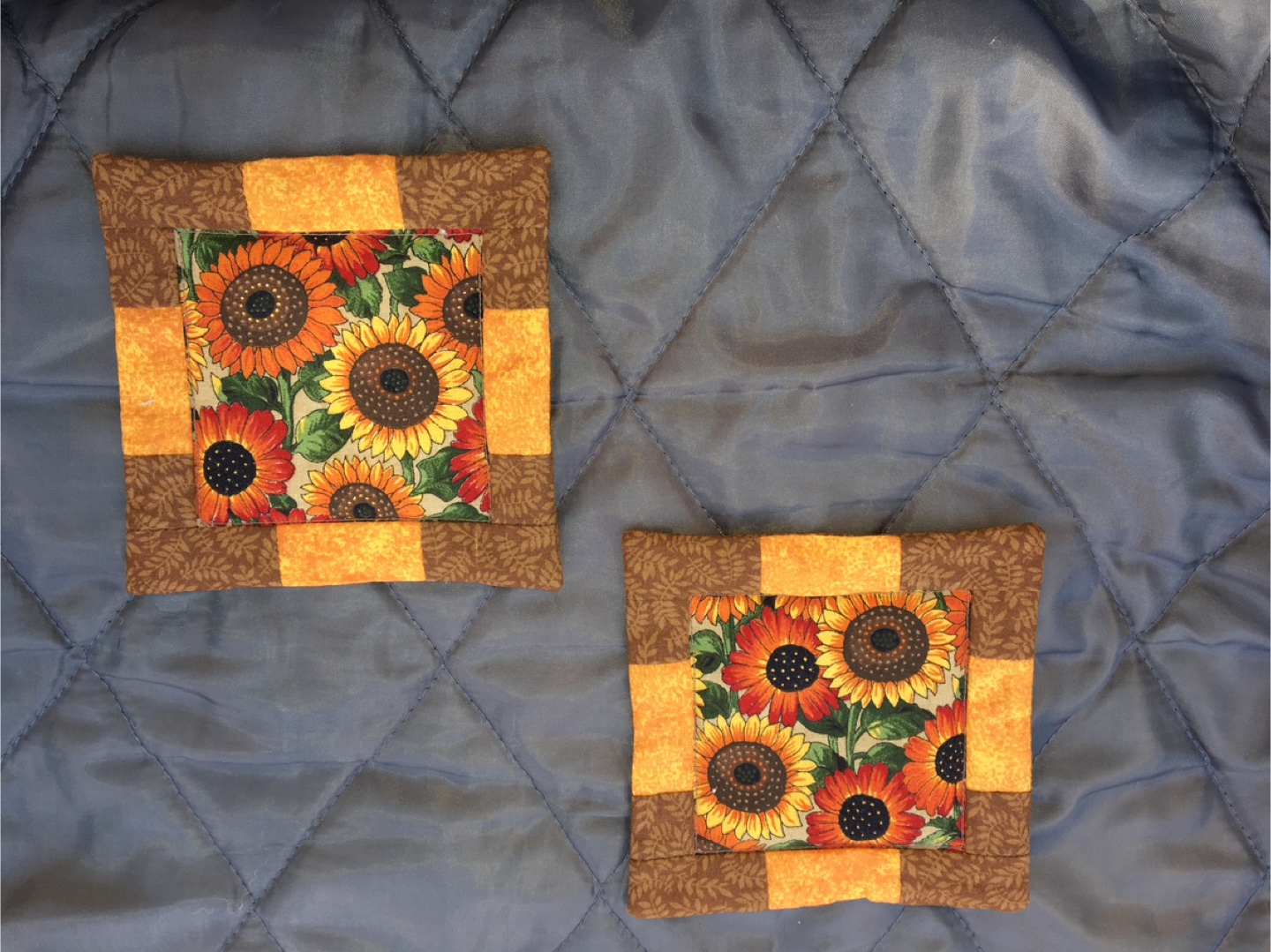 Handmade Sunflower Coasters