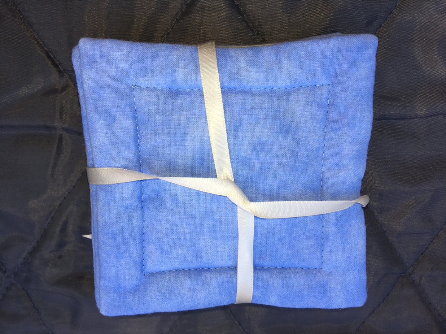 Set of Four Handmade Quilted Coasters - photo 3