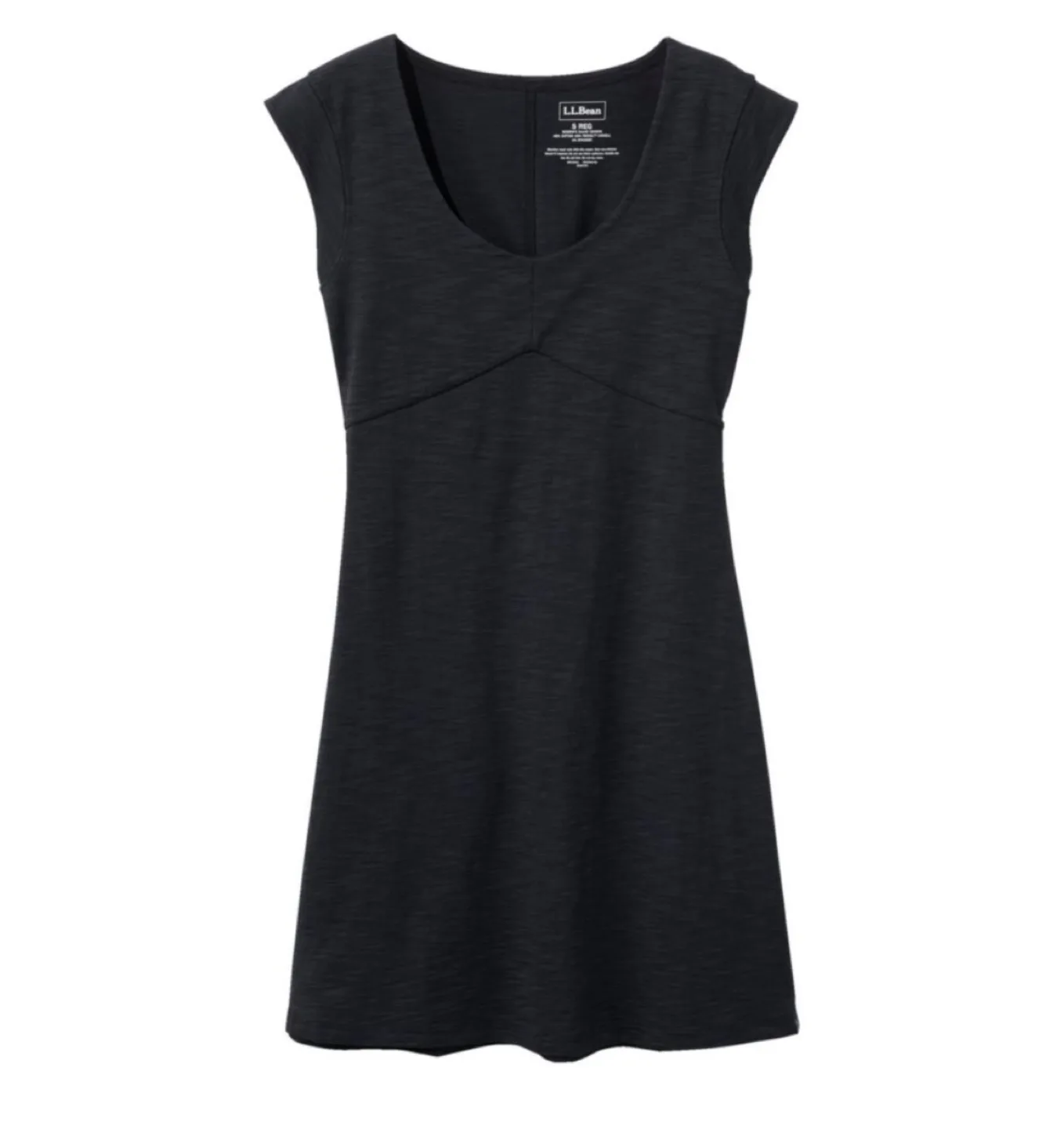 L.L. Bean Women's Black Beech Point Sundress, Size Small thumbnail