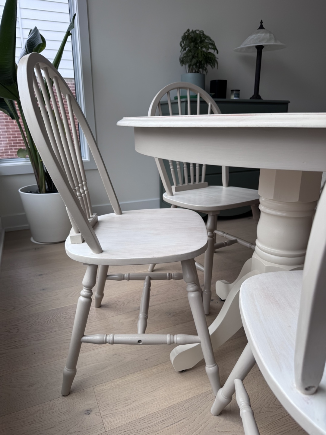 Round Dining Table Set with Four Chairs - photo 2
