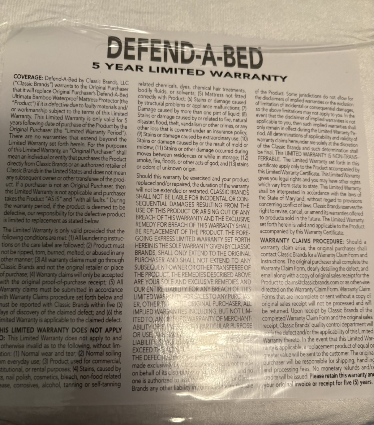 Queen Waterproof Mattress Protector - photo 2