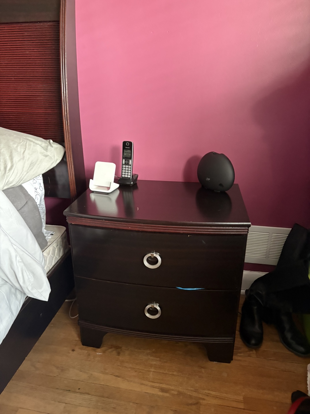 Dark brown bedroom set - photo 2