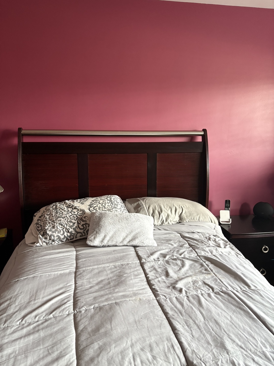 Dark brown bedroom set