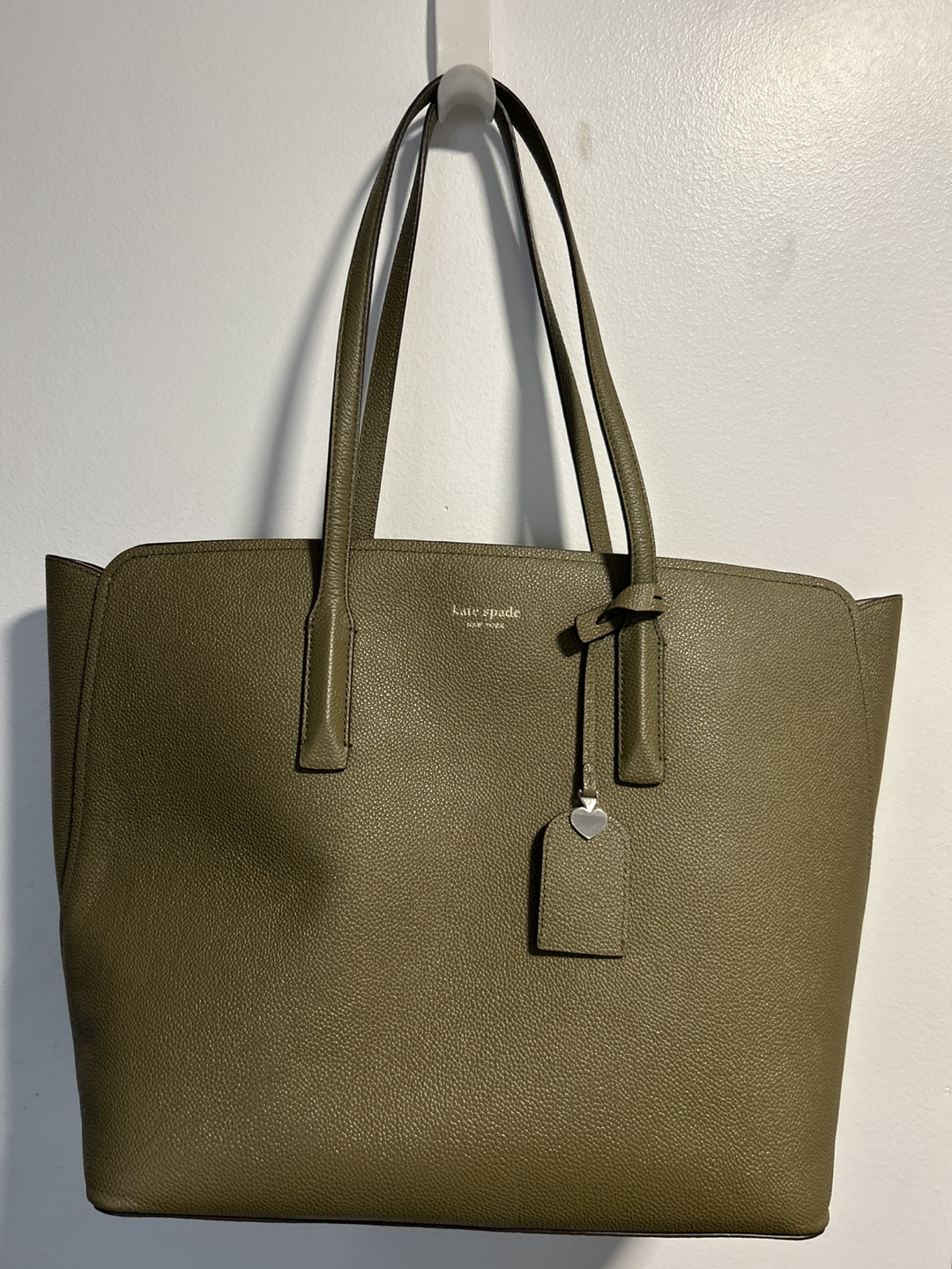 Kate Spade Olive Green Tote Bag NEW