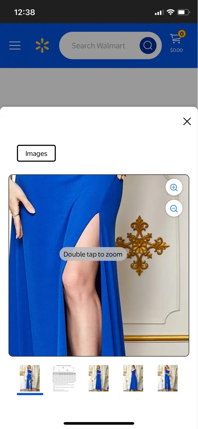 Angel Fashion Elegant One Shoulder Rhinestone Evening Gown image indicator(4)