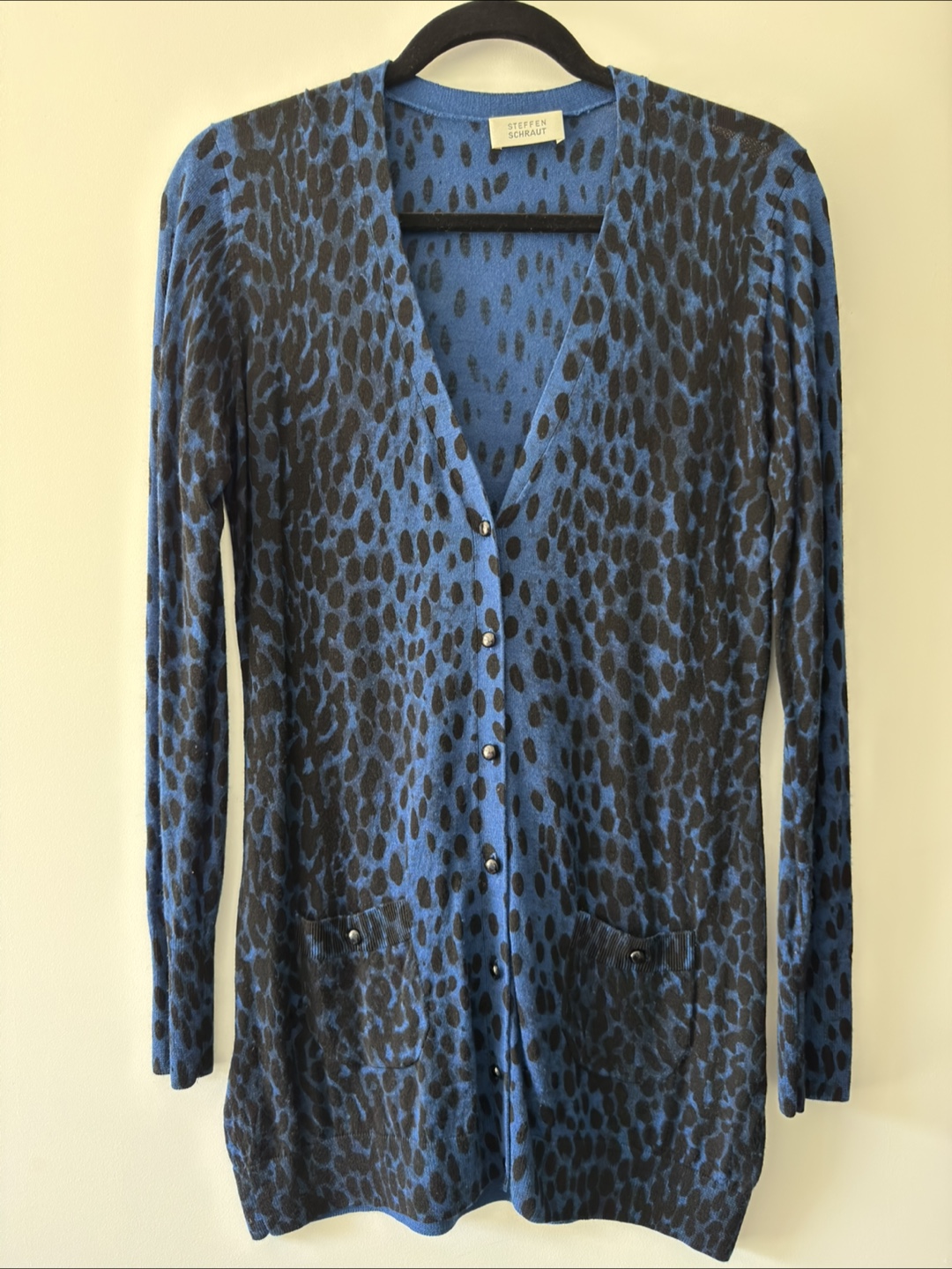 Steffen Schraut Leopard Print Cardigan