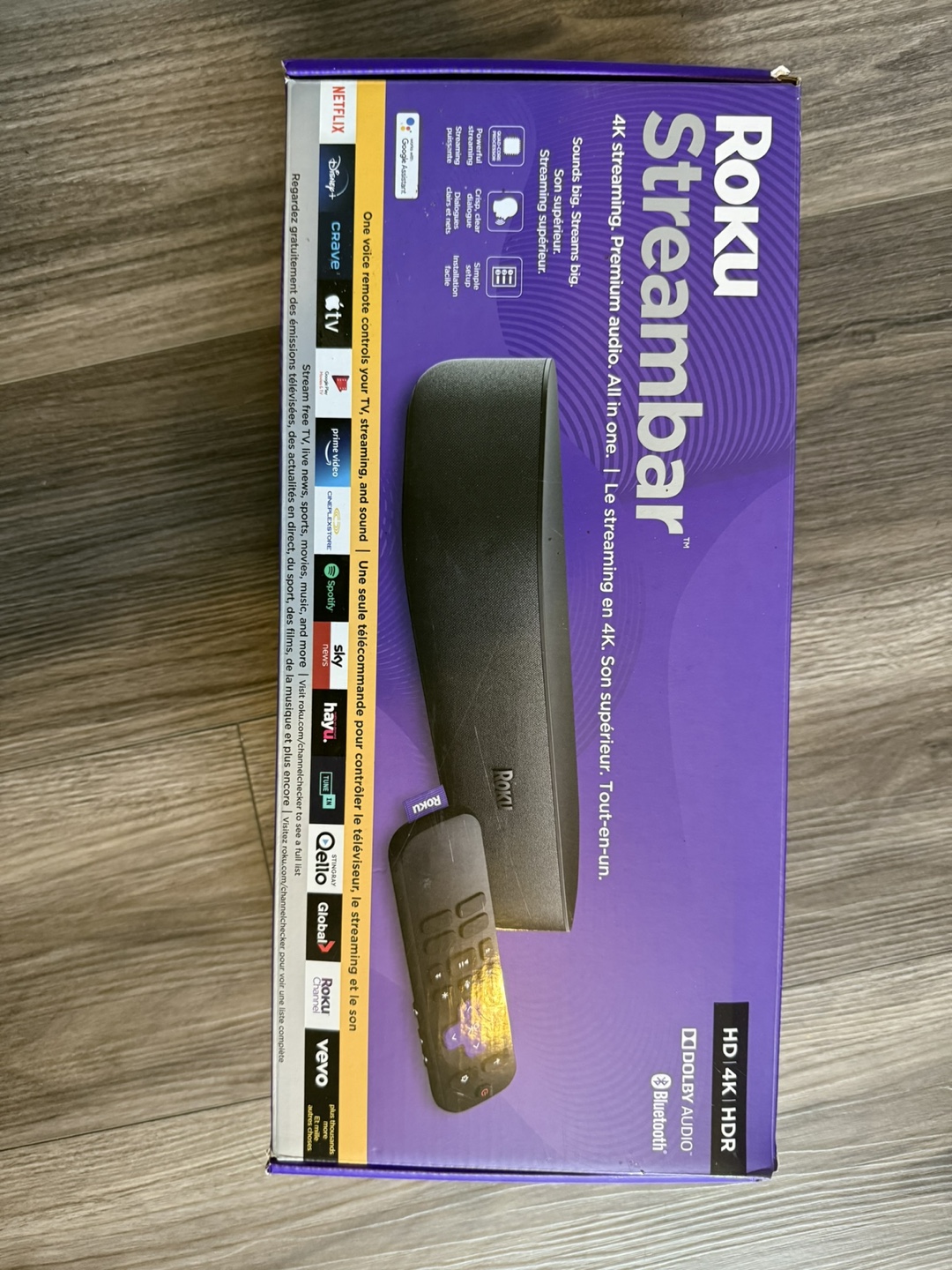New Roku Streambar Soundbar with 4K Streaming
