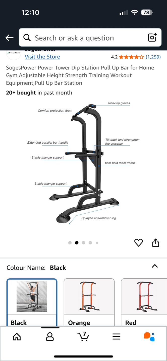 New Assembled Dip Station Power Tower - Used Once - photo 3