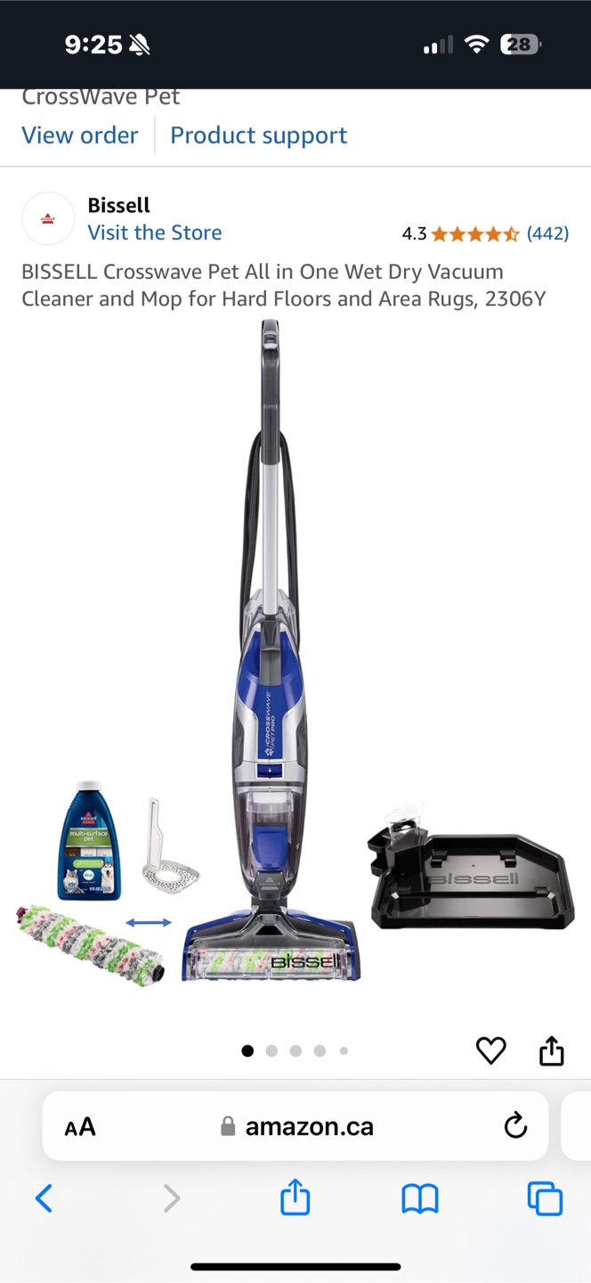 Bissell Crosswave Pet All in One Wet Dry Vacuum Cleaner - photo 4