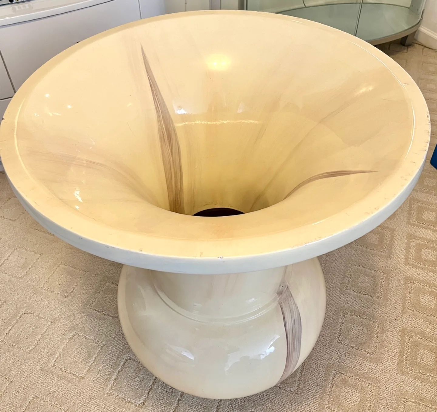 Sculptural Vase-Shaped Accented / Feng Shui Art Piece image indicator(2)