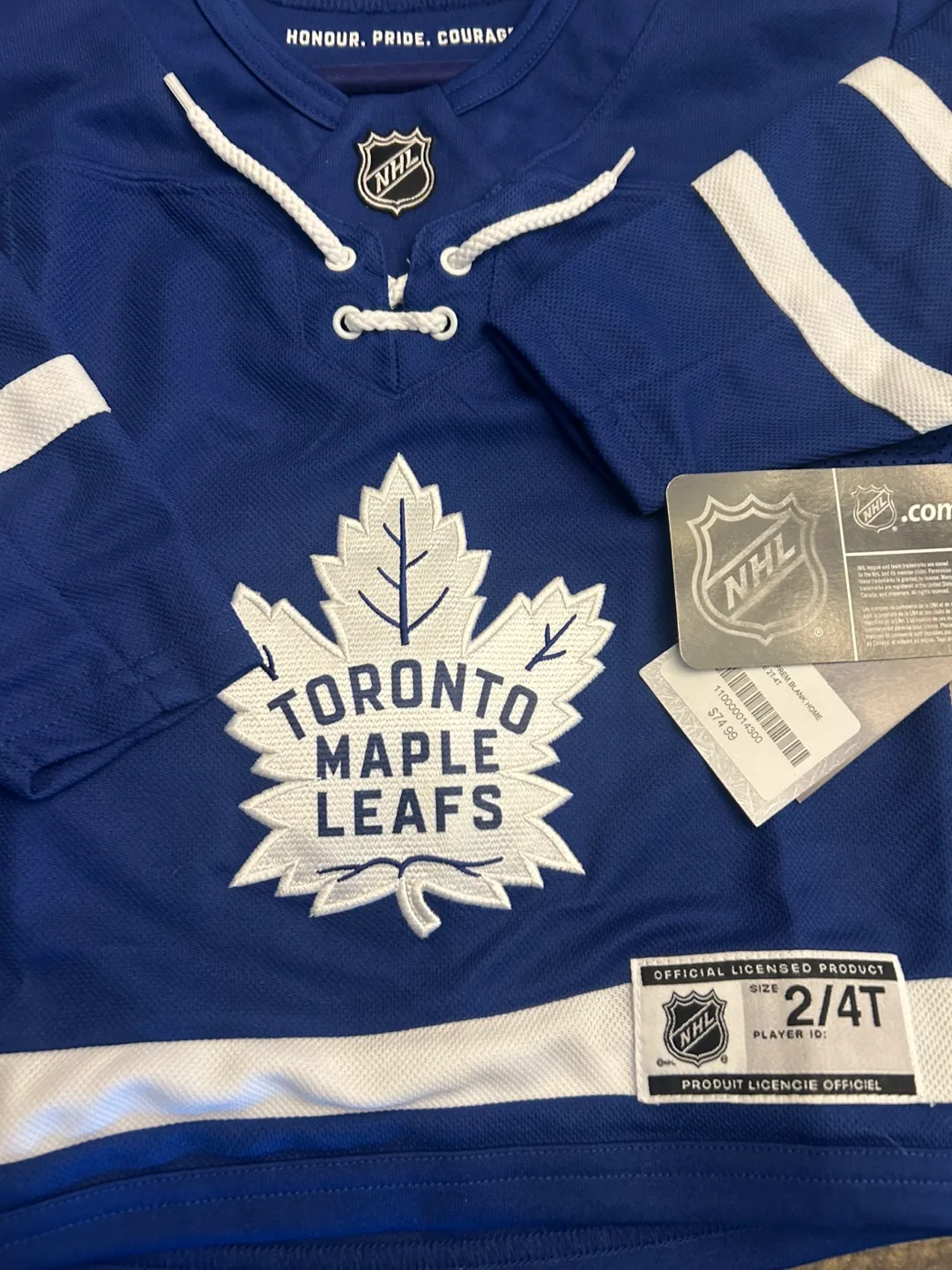Toddlers Toronto Maple Leaf Hockey Jersey NWT image indicator(2)