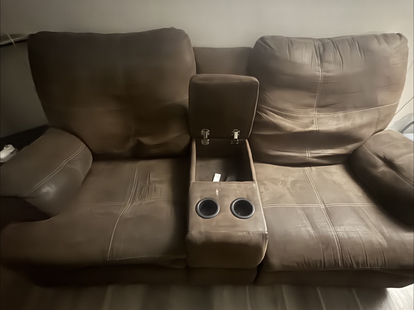 3 piece Brown Reclining Sofa - photo 5