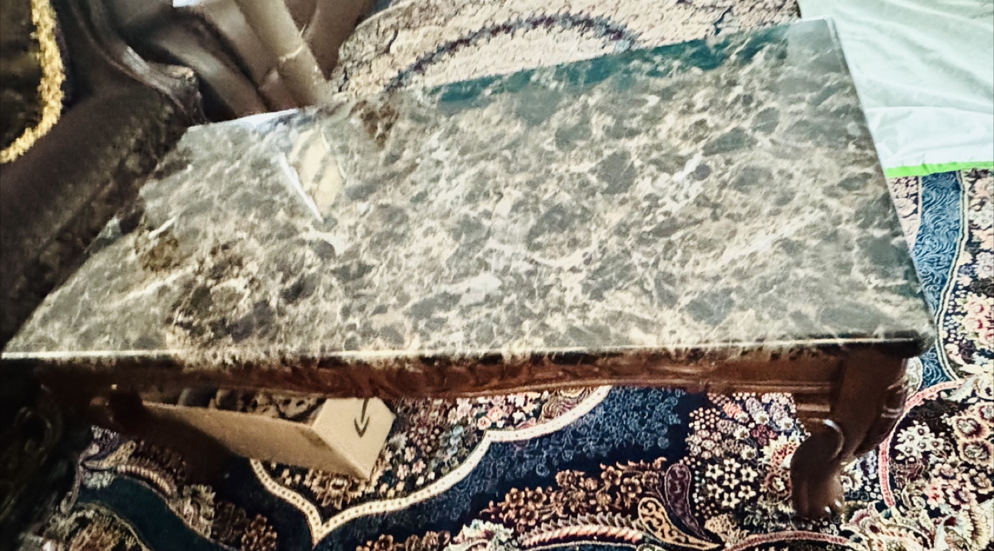 Elegant Marble Top Coffee Table - photo 2