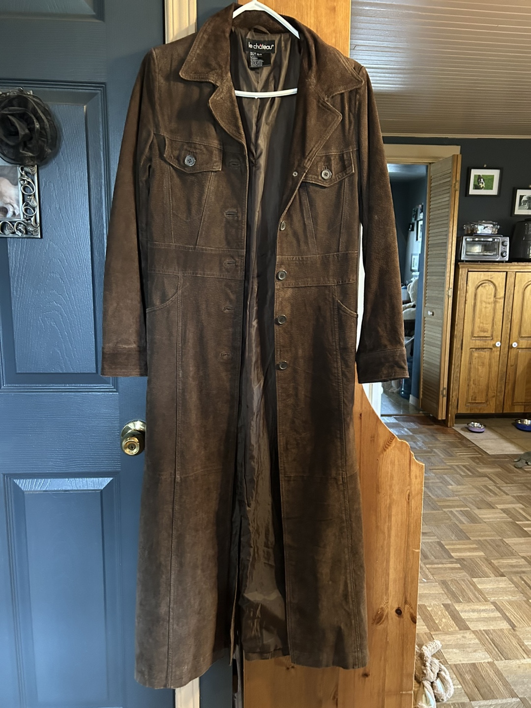 Le Chateau Brown Suede Maxi Coat - photo 3