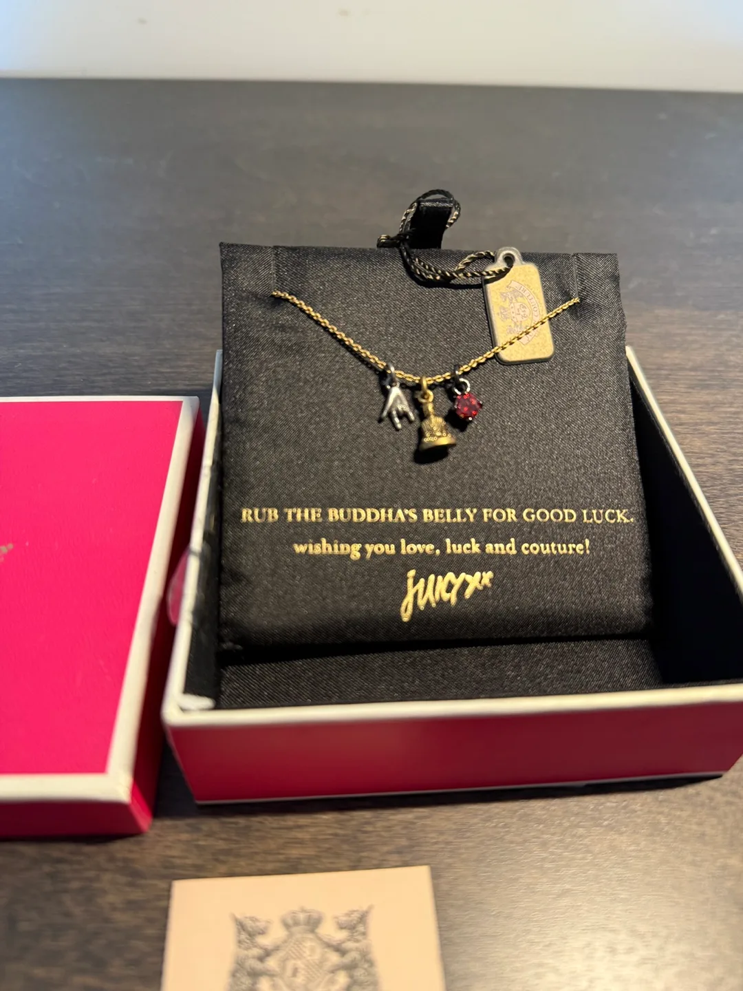 Juicy Couture Rub the Buddha's Belly Necklace image indicator(3)