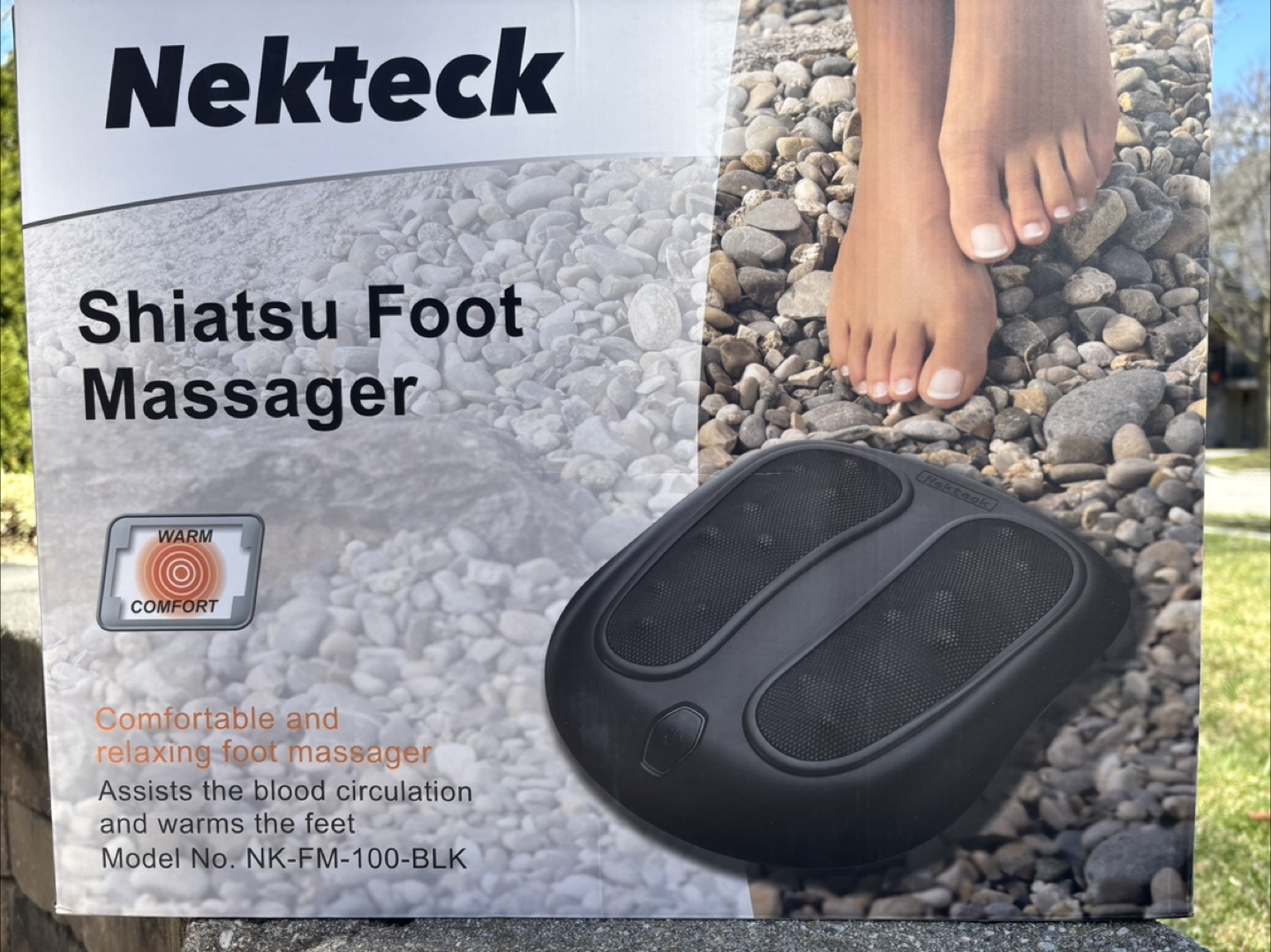 Nekteck Shiatsu Foot Massager with Heat