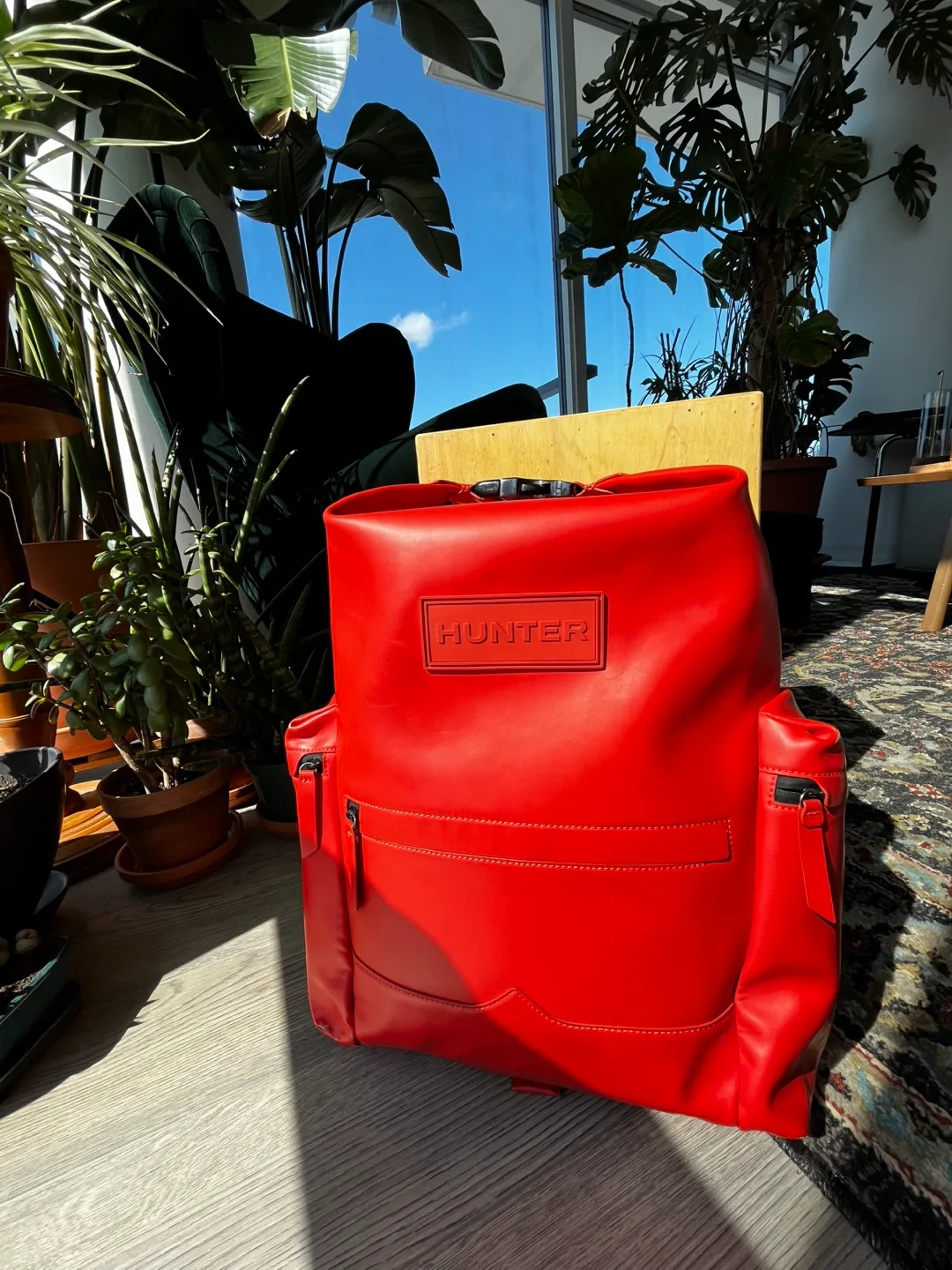 Hunter Original blood orange Backpack thumbnail
