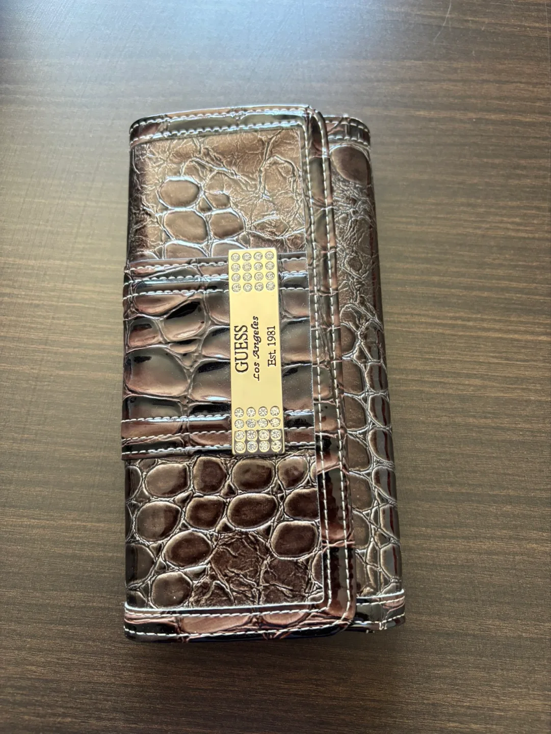 Guess Crocodile-Embossed Wallet thumbnail