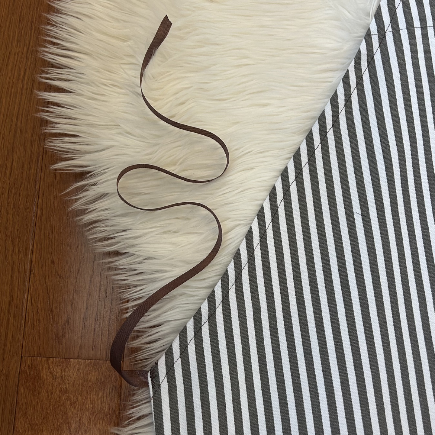 Handmade Stylish Striped Canvas Apron Size XXL Unisex - photo 2