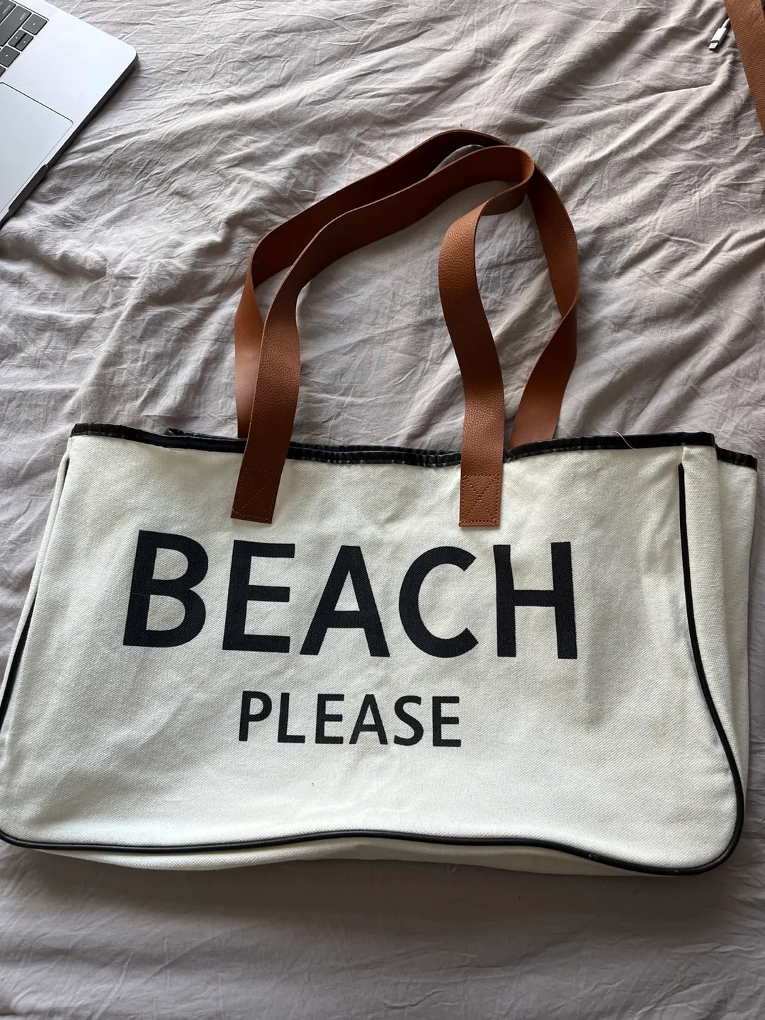 “Beach Please” Tote Bag thumbnail
